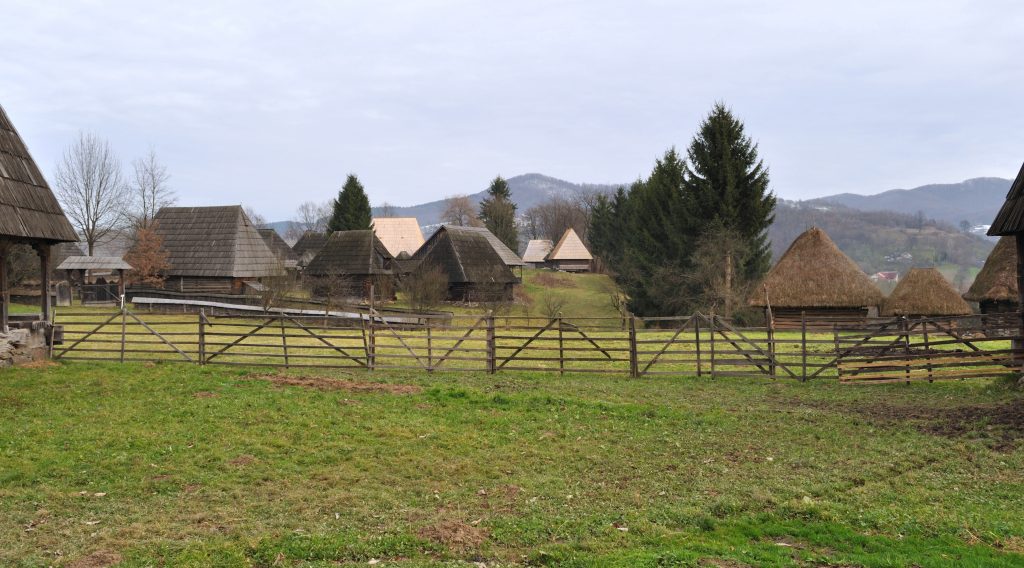 Sighet village used as a museum in order to show the old houses of the different populations which lived in the city during the past eras