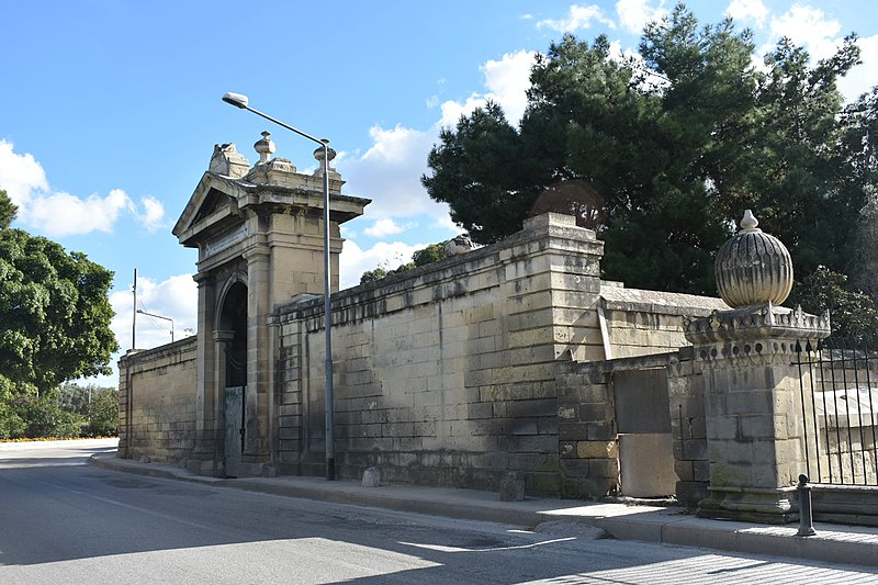 Entry of the Jewish cemetery in Malta